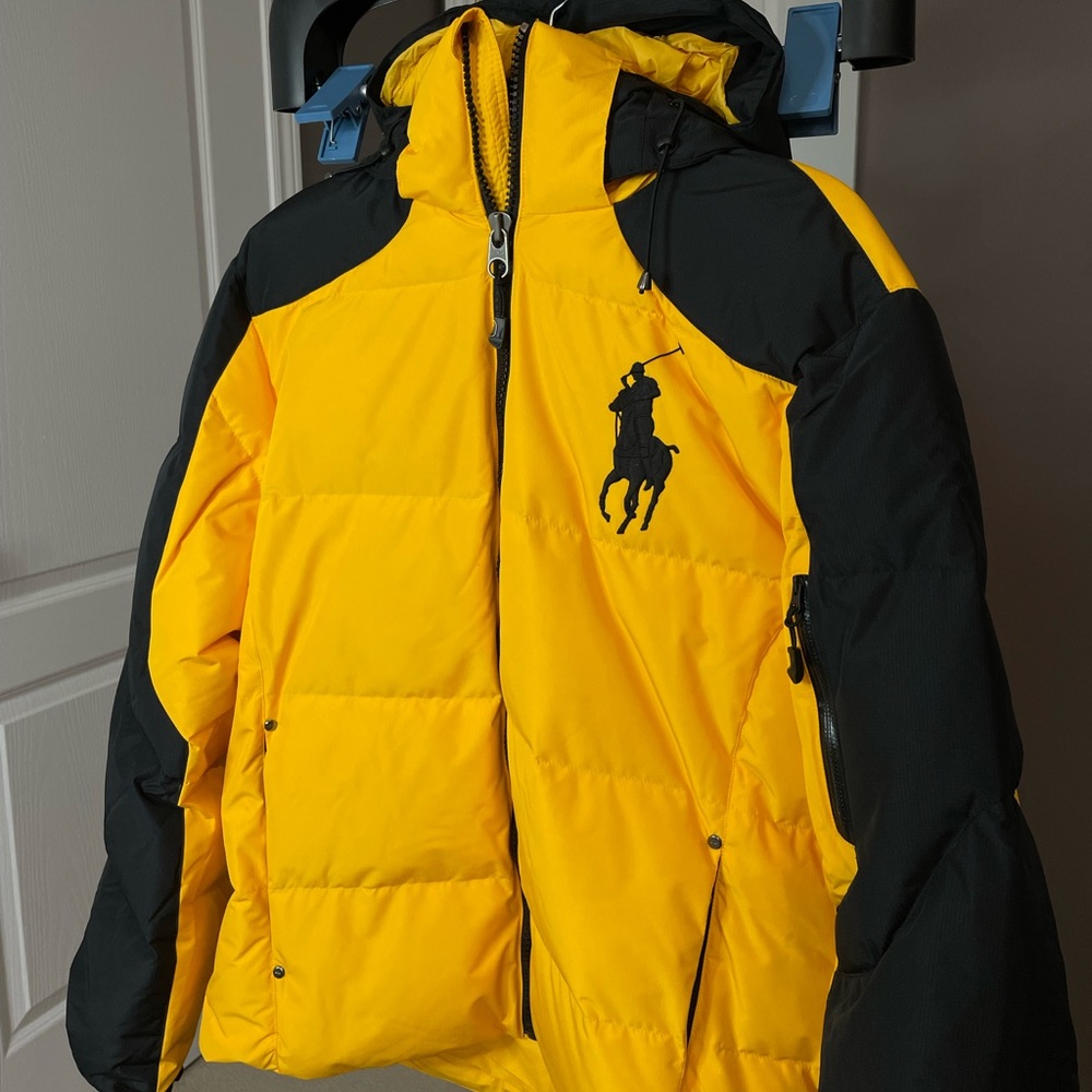 MEN’S Polo Ralph Lauren Yellow Big Pony Winter Jacket